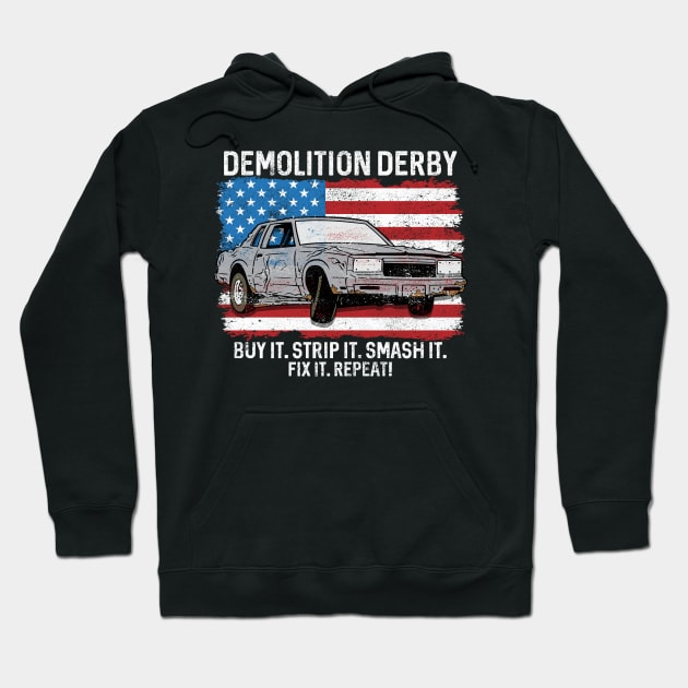 Demolition Derby Hoodie by RadStar